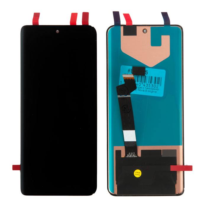 

Дисплей в сборе с тачскрином Rocknparts для Huawei Nova 9 original, черный (orig), Nova 9