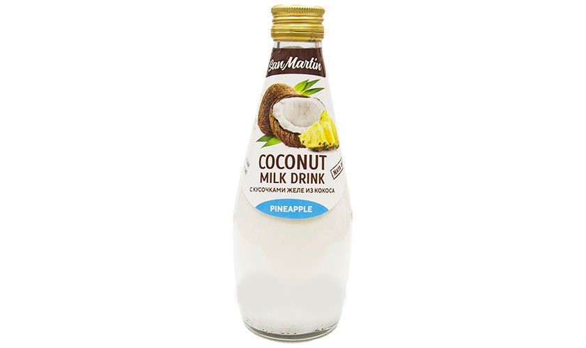 

Напиток кокосовый San Martin ананас с nata de coco 290 мл
