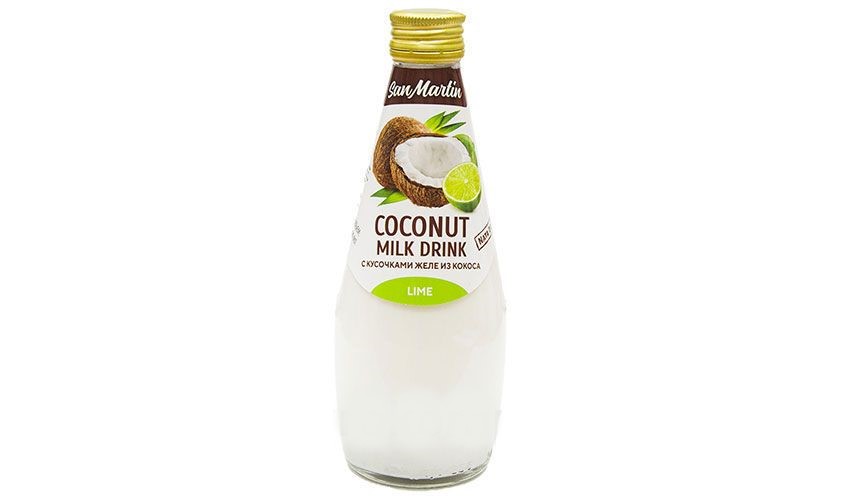 

Напиток кокосовый San Martin лайм с nata de coco 290 мл