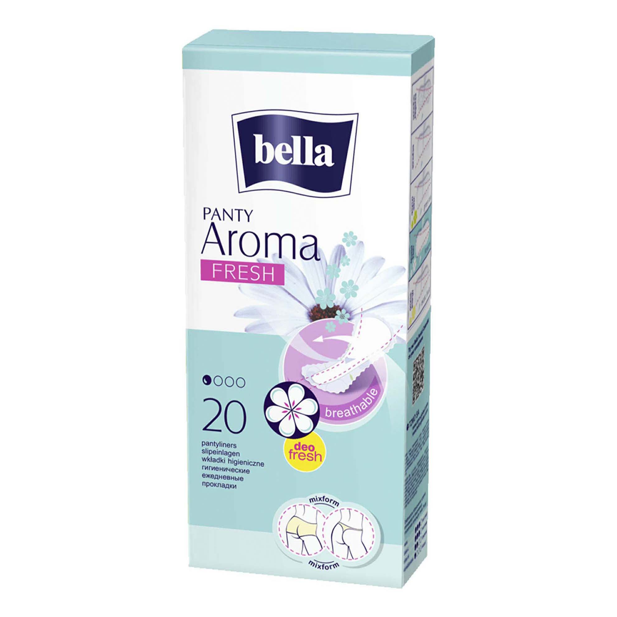 Прокладки Bella Panty aroma fresh ежедневные 20 шт ежедневные прокладки bella panty soft 20 шт