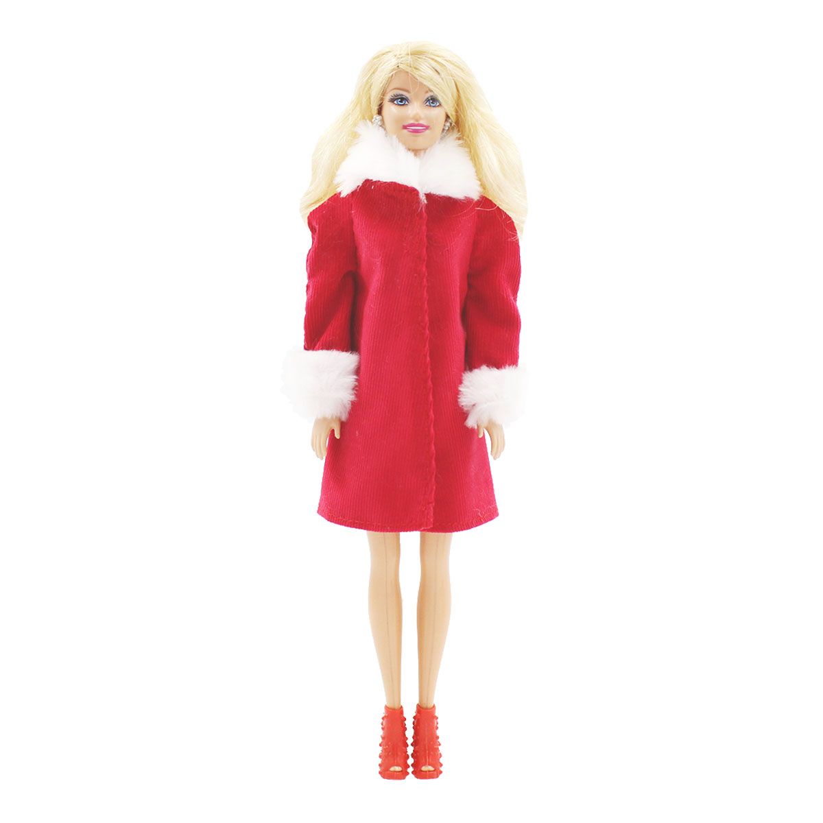 Пальто Dolls Accessories для Барби и для кукол 29 см Клубника со сливками