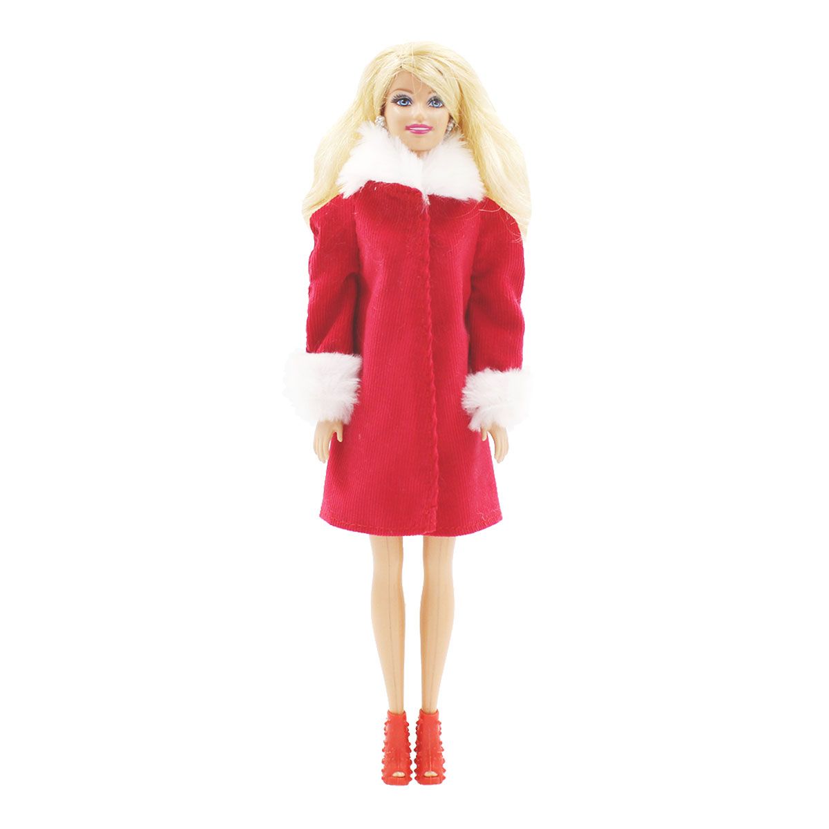 

Пальто Dolls Accessories для Барби и для кукол 29 см Клубника со сливками, Разноцветный