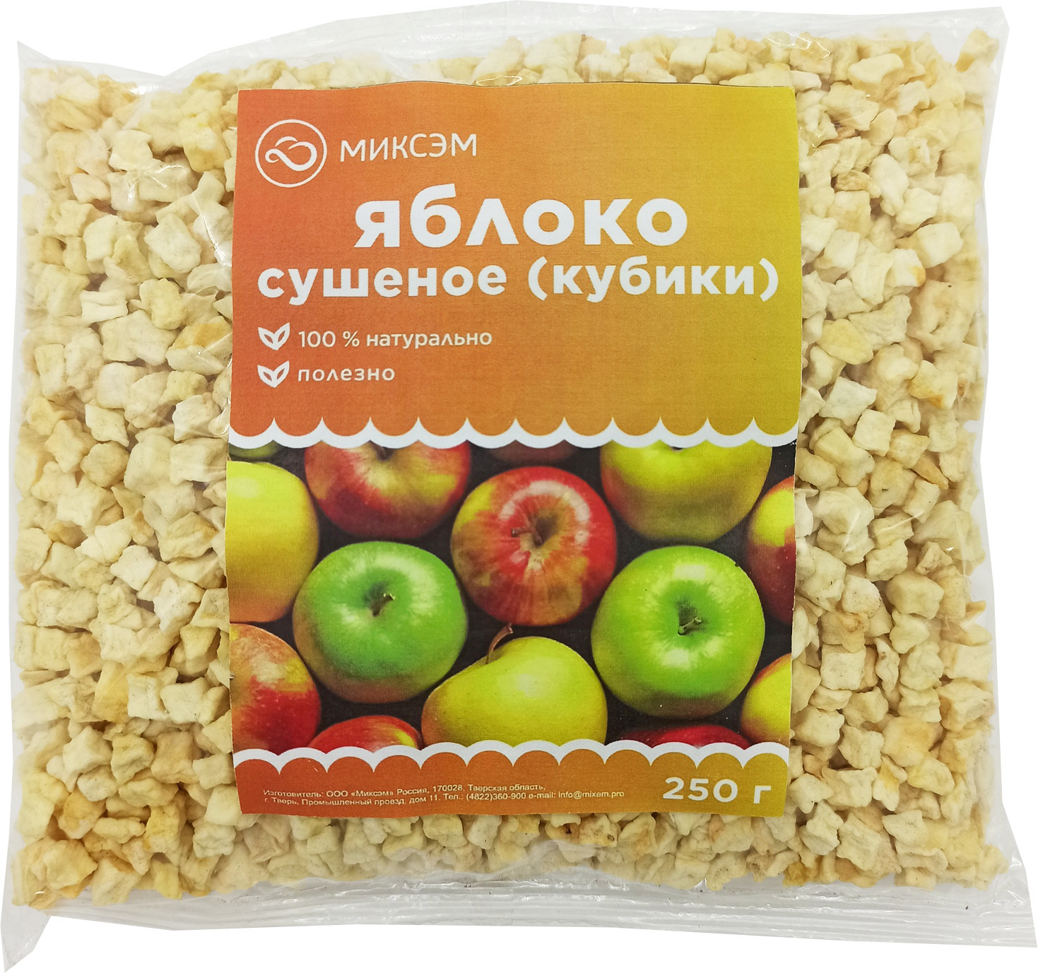 

Миксэм Яблоко сушеное (кубики), 250 г