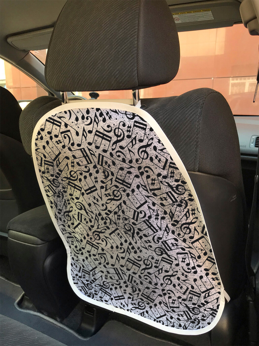 

Накидка на спинку сиденья JoyArty Ноты вперемешку, 45х62, Ноты вперемешку