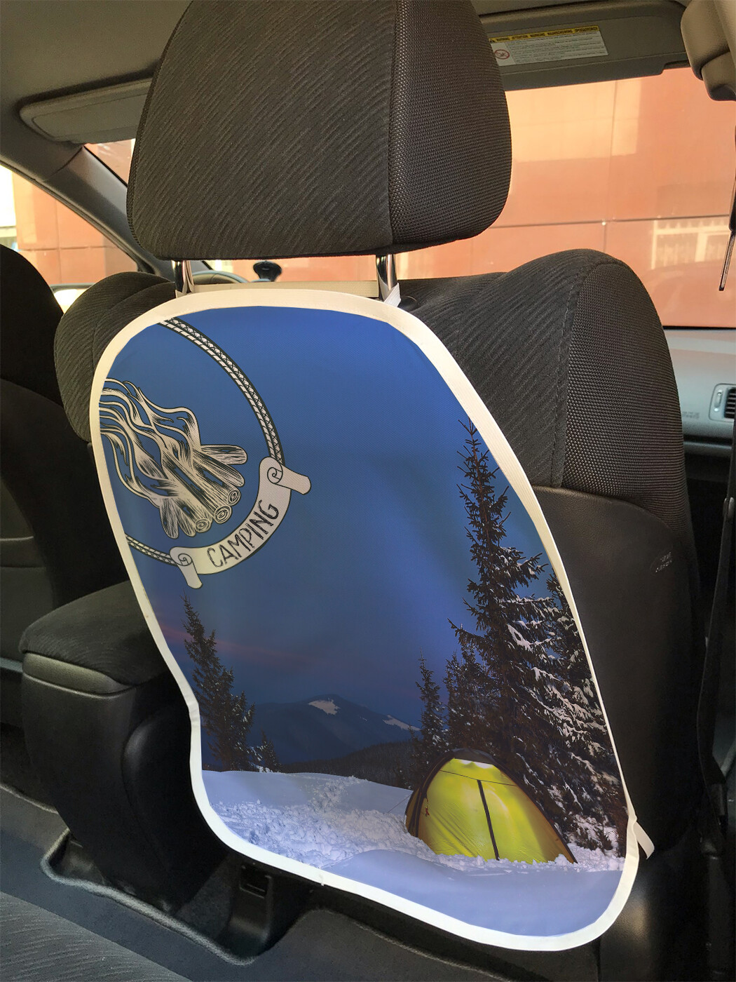 

Накидка на спинку сиденья JoyArty Ночевка на снегу, 45х62, Ночевка на снегу