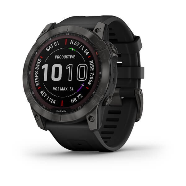 Смарт-часы Garmin Fenix 7X Sapphire Solar Gray Black 010-02541-1101