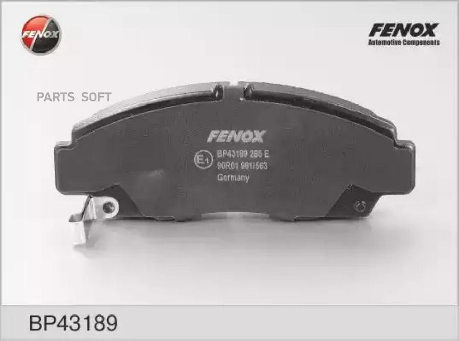 

Колодки дисковые ие Honda Jazz 1.2i/1.4/Stream 1.7i/2.0i 01 1шт FENOX BP43189 BP43189