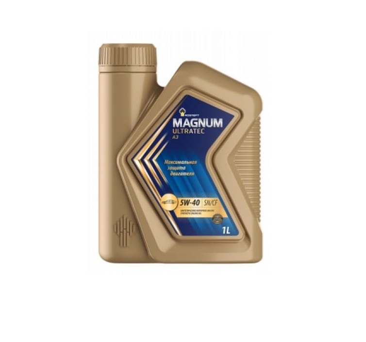 

РОСНЕФТЬ Magnum Ultratec A3 5W-40 SN-CF мотор- масло синт. кан. 1 л 40816432