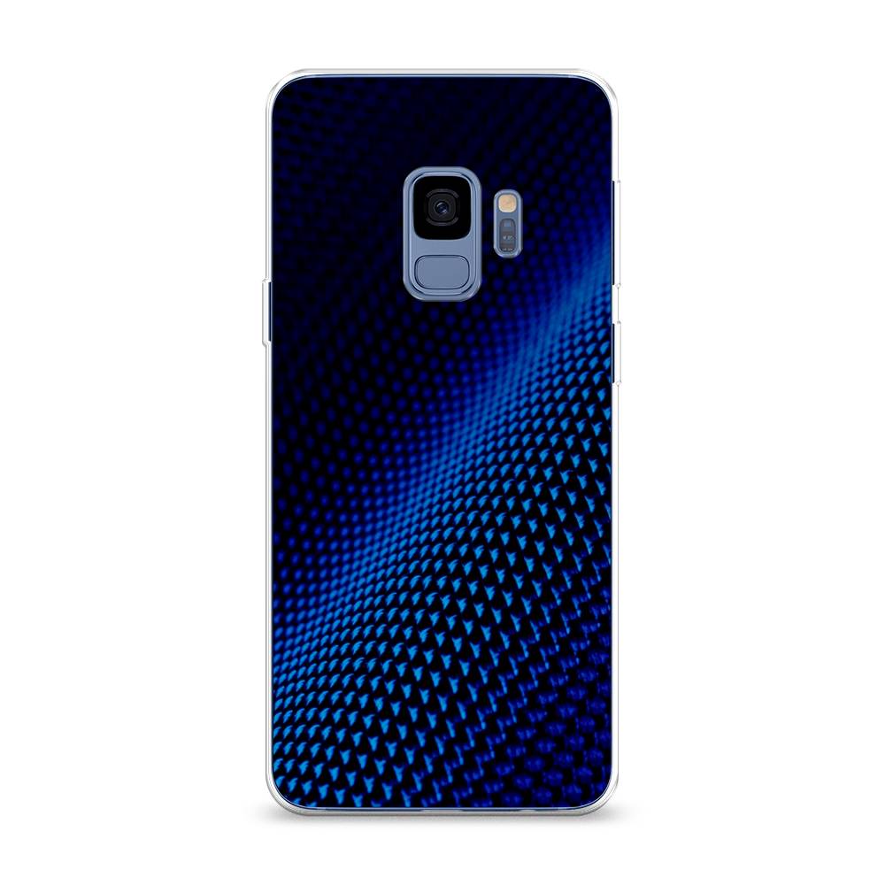 

Чехол Awog на Samsung Galaxy S9 "Синий карбон", Черный;синий, 25750-3