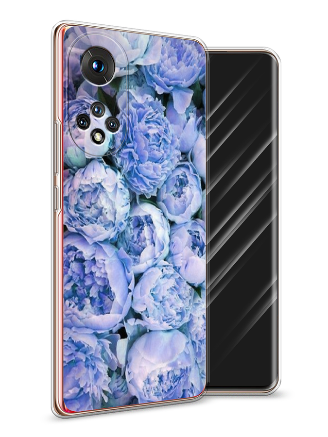 

Чехол Awog на Honor 50 "Пионы голубые", Голубой, 6105450-8