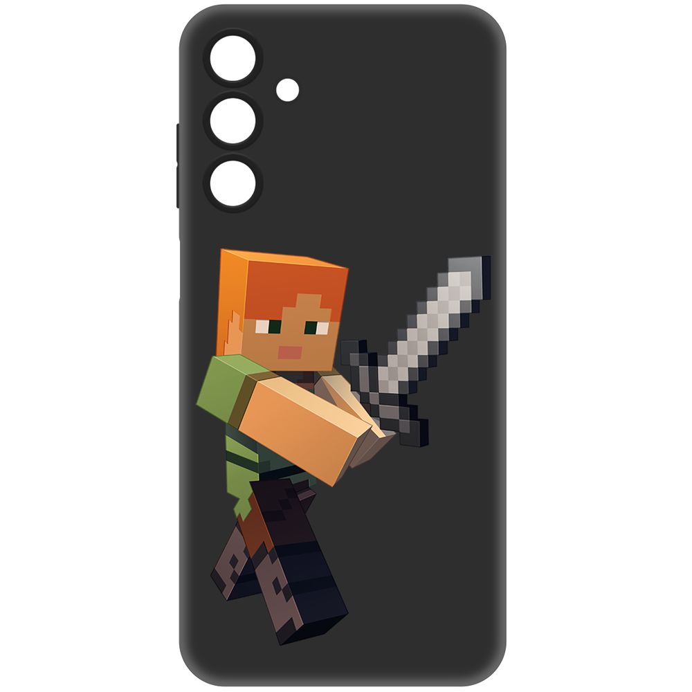 

Чехол-накладка Krutoff Soft Case Minecraft-Алекс для Samsung Galaxy A15 4G (A155) черный