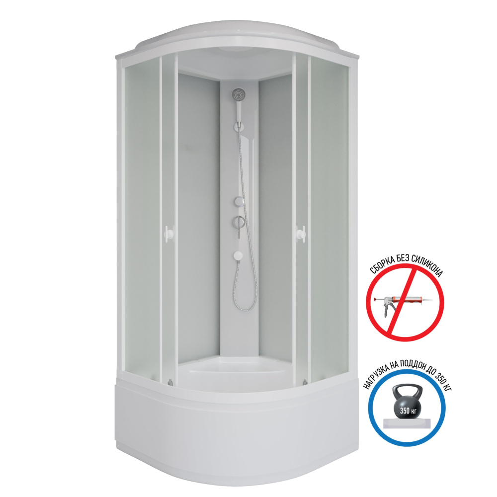 

Душевая кабина Niagara Promo P100/40/MT 1000х1000х2150 4 места