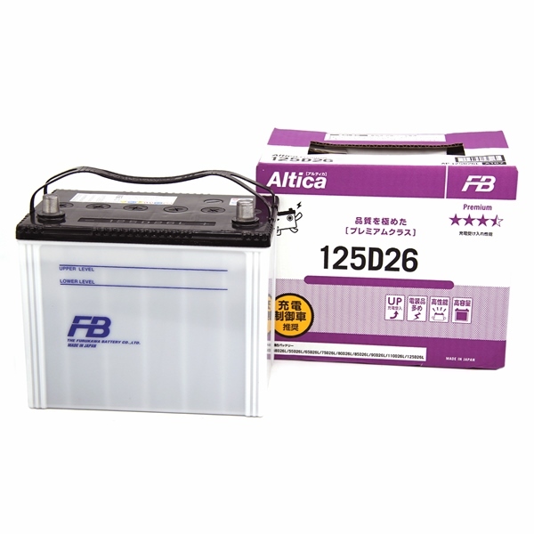 

Аккумулятор FURUKAWA BATTERY FB Altica PREMIUM арт.125D26L,Ёмкость 85 Ah, 125D26L