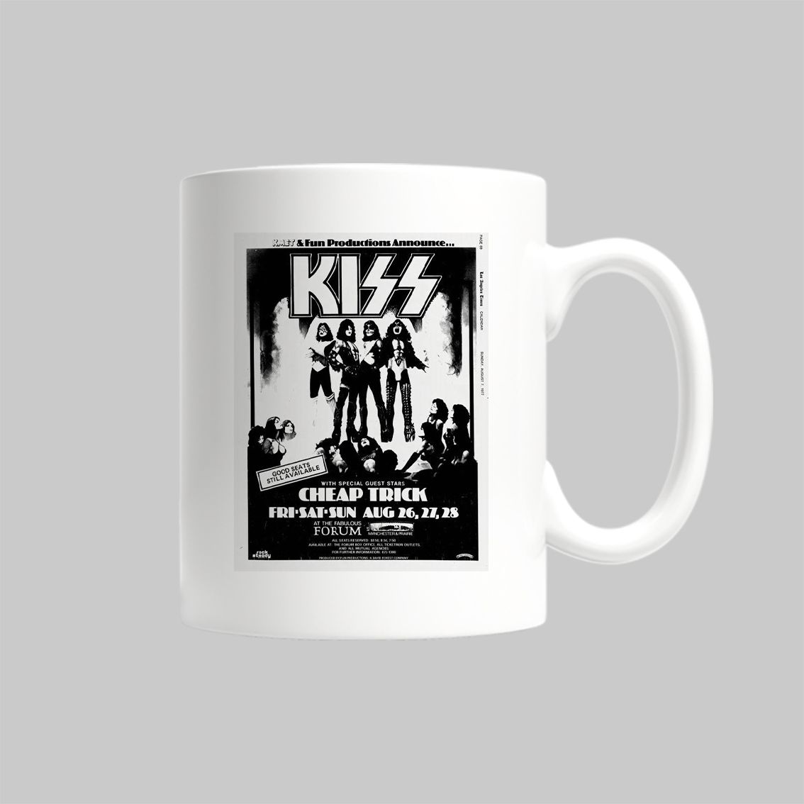 

Кружка Kiss Кисс рок атрибутика