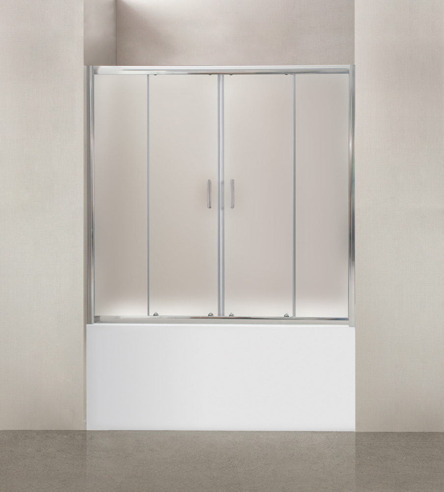

Шторка для ванны BelBagno UNO-VF-2-150/145-P-Cr