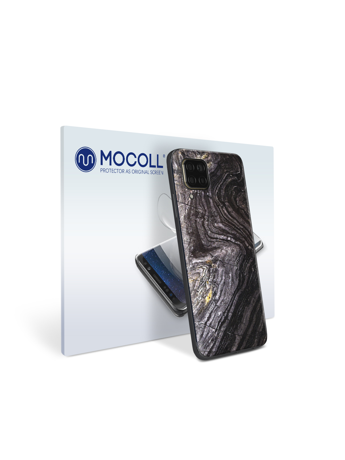 

Пленка защитная MOCOLL для задней панели Huawei Y7A Камень Черный