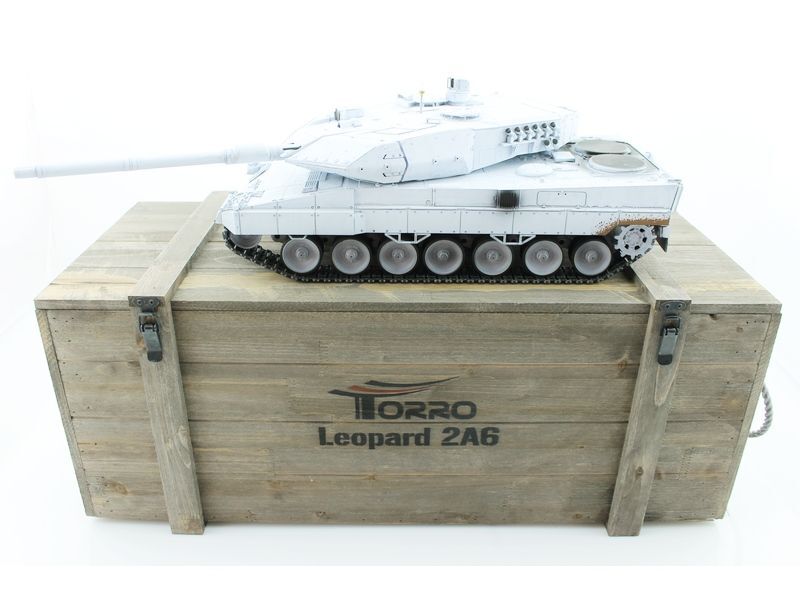 фото Р/у танк taigen 1/16 leopard 2 a6 (германия) (д/ик танк. боя) un 2.4g rtr, дерев. короб torro