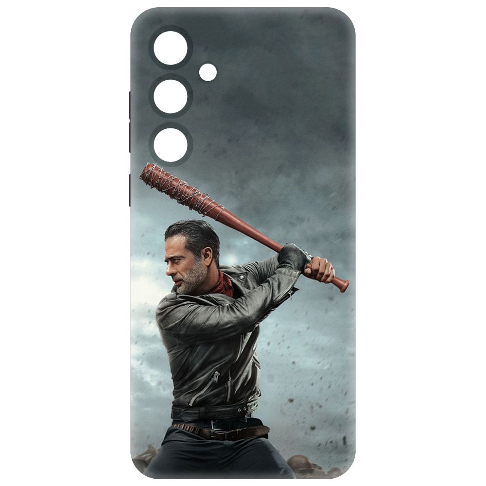 

Чехол-накладка Soft Case Ходячие мертвецы. Ниган для Samsung Galaxy A35 5G (A356) черный