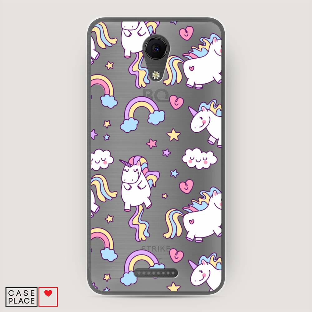 фото Чехол awog "sweet unicorns dreams" для bq 5044 strike