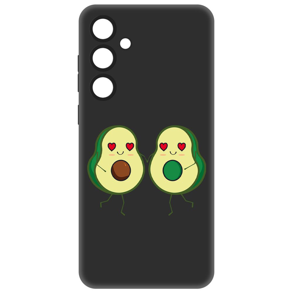 

Чехол-накладка Krutoff Soft Case Авокадо Пара для Samsung Galaxy A55 5G (A556) черный