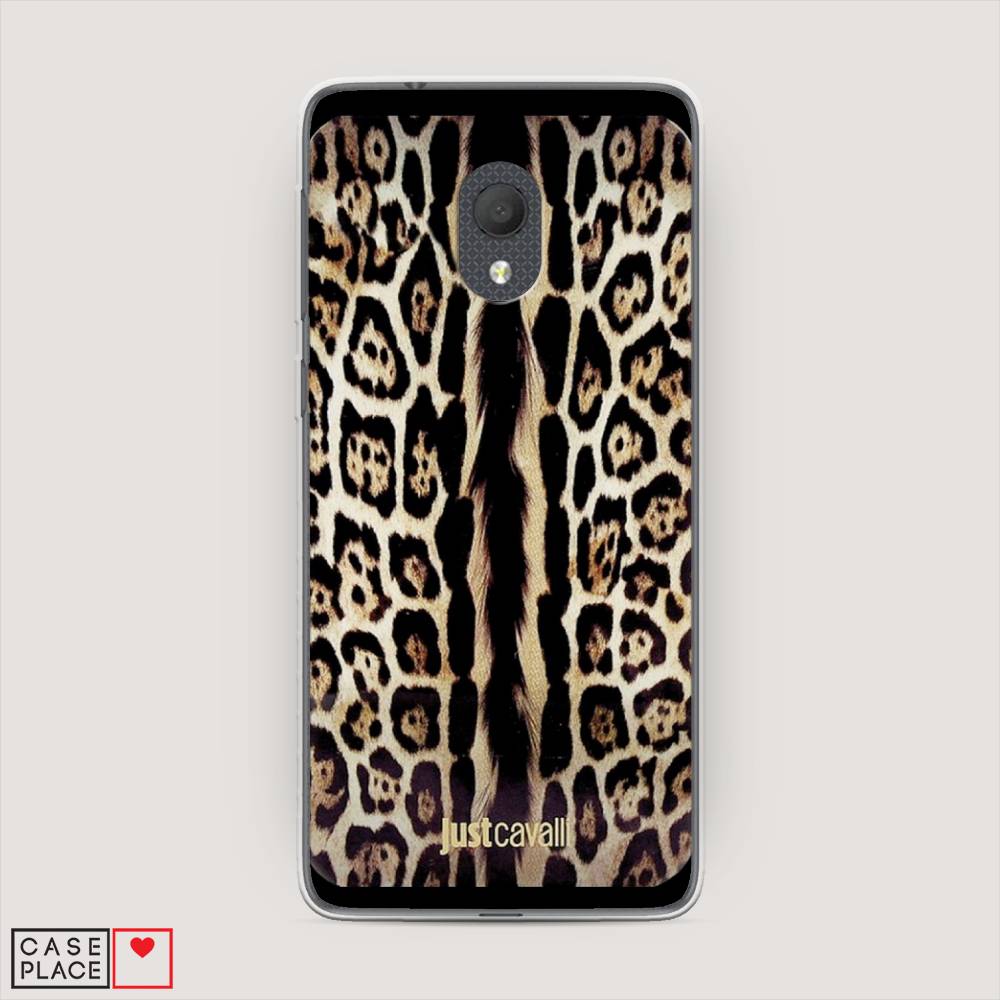 

Чехол на Alcatel 1C 5003D (2019) "Леопард кавалли", Черный;коричневый, 170650-1