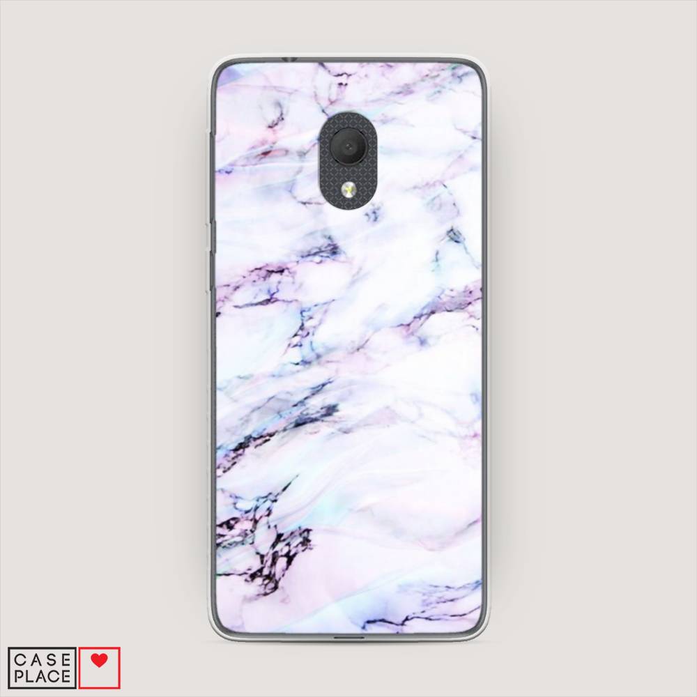 Чехол на Alcatel 1C 5003D (2019) Радужный мрамор