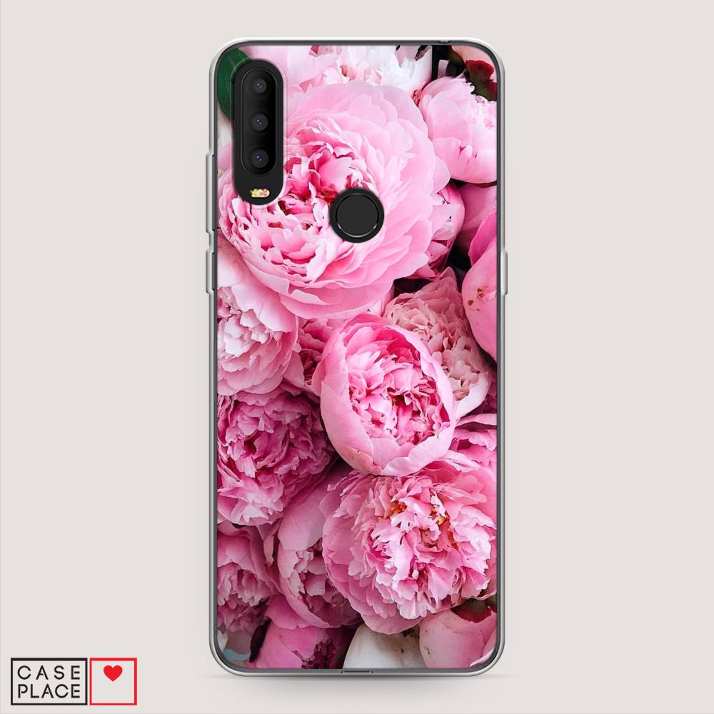 

Чехол на Alcatel 3X 5048Y (2019) "Розовые пионы", Бежевый;розовый, 170750-2