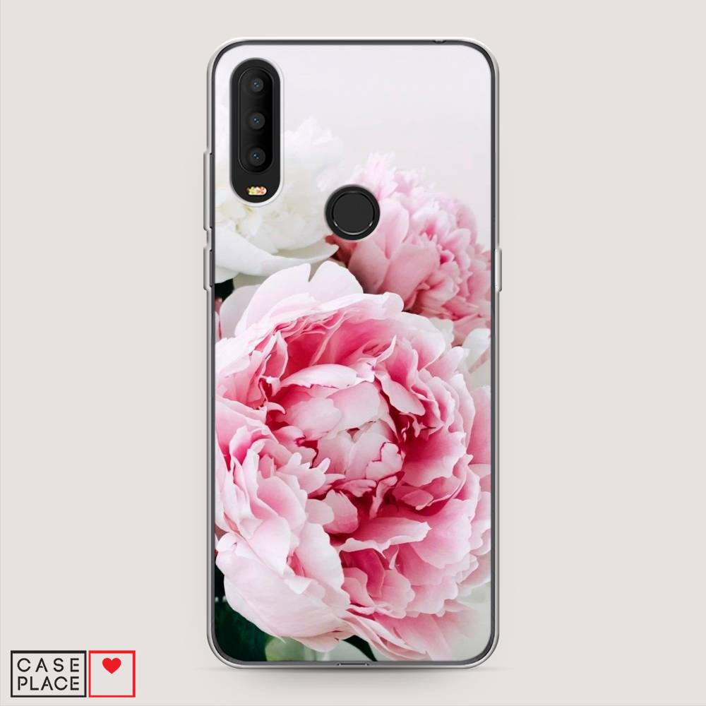 

Чехол на Alcatel 3X 5048Y (2019) "Розовые и белые пионы", Розовый;белый, 170750-2