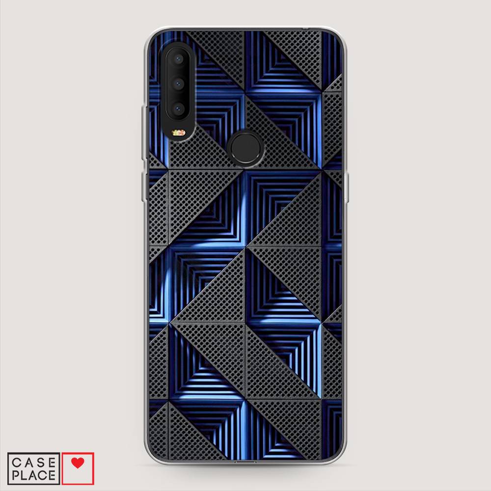 

Чехол на Alcatel 3X 5048Y (2019) "IBM", Серый;синий, 170750-3