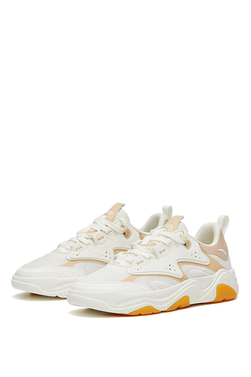 

Спортивные кроссовки женские Anta Lifestyle Rising waves 3.0 A-SHOCK бежевые 6 US, Бежевый, Lifestyle Rising waves 3.0 A-SHOCK