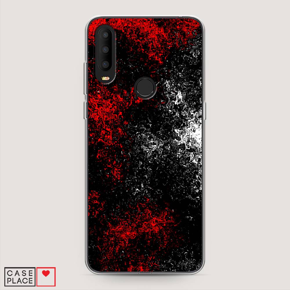 

Чехол на Alcatel 3X 5048Y (2019) "Монотипия", Красный;черный;белый, 170750-3