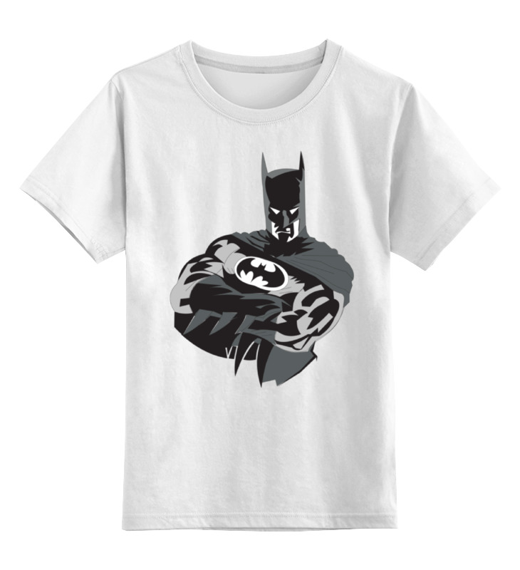 

Футболка детская Printio Бэтмен (batman) цв. белый р. 128, Бэтмен (batman)