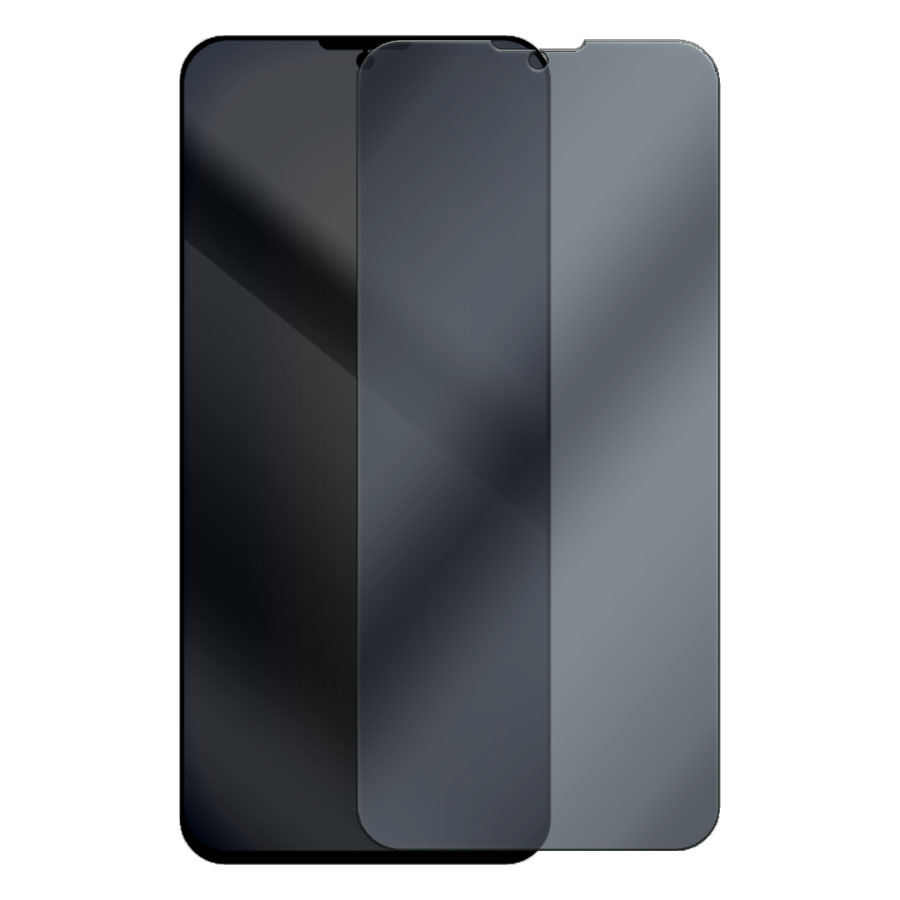 Стекло защитное гибридное Антишпион Krutoff для Motorola Moto G20 (XT2128-2)