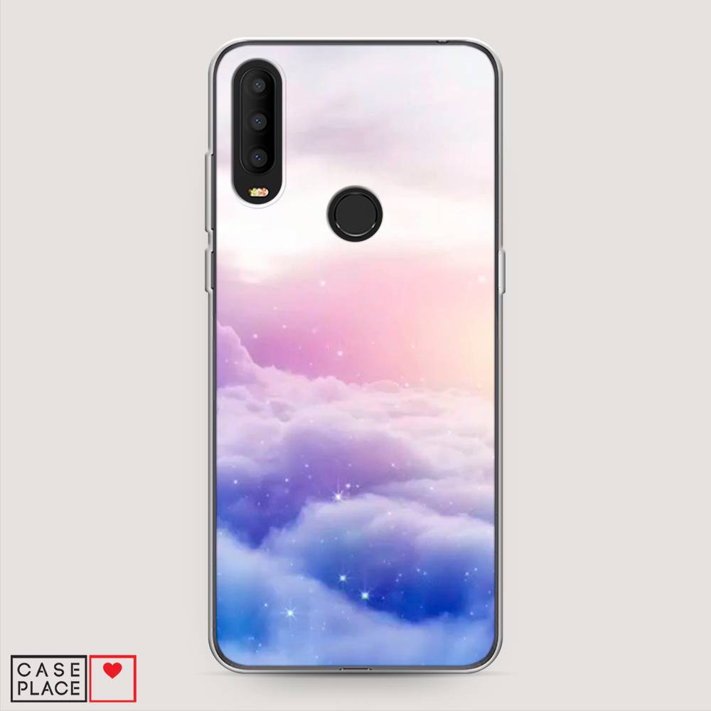 

Чехол на Alcatel 3X 5048Y (2019) "Небеса", Голубой;белый;розовый, 170750-2
