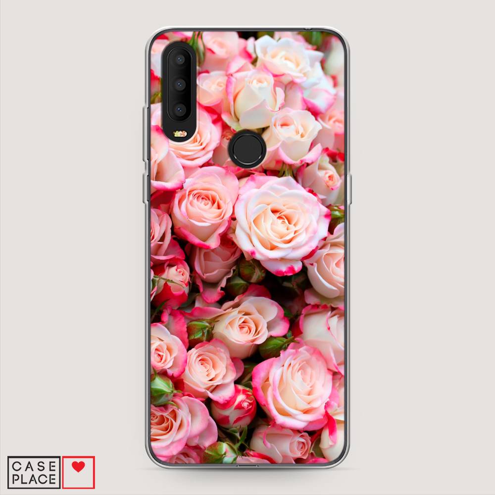 

Чехол на Alcatel 3X 5048Y (2019) "Много роз", Розовый, 170750-2