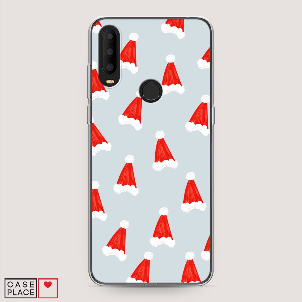 

Чехол на Alcatel 3X 5048Y (2019) "Новогодние шапочки", Белый;красный;серый, 170750-5