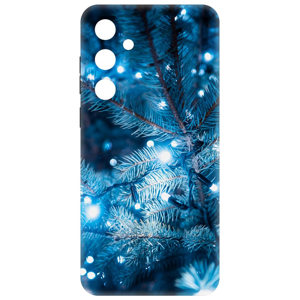 

Чехол-накладка Krutoff Soft Case Гирлянда для Samsung Galaxy A55 5G (A556) черный