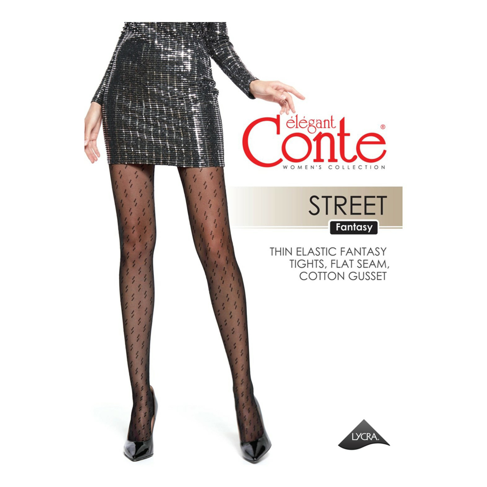

Колготки женские Conte черные, Черный