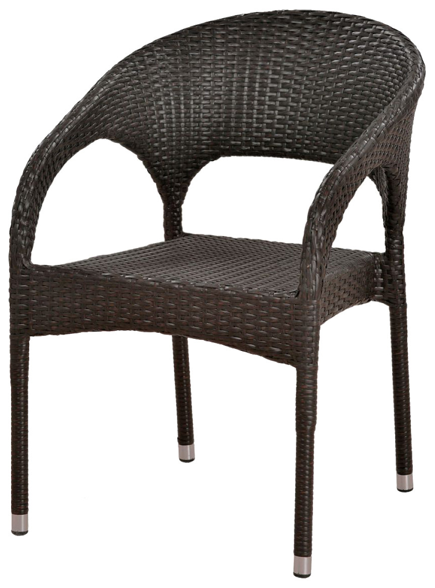 Садовое кресло Afina Y90C-W51 brown 63х58х79 см