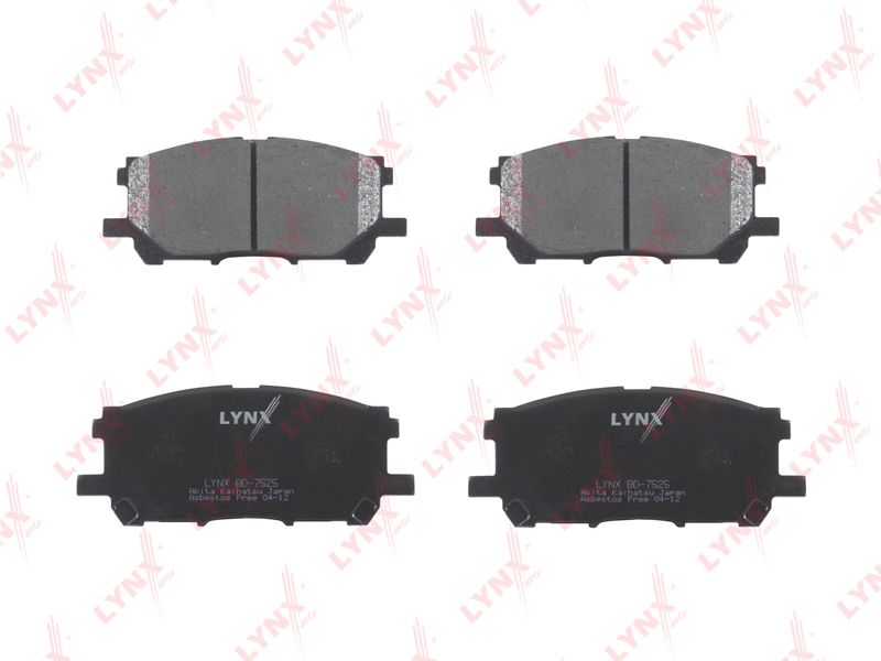 

Колодки тормозные передние Toyota Harrier/Highlander / Kluger 03>13 Lynx BD7525