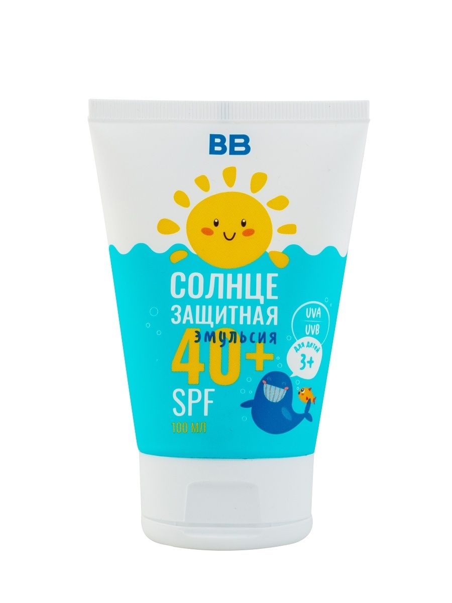 фото Эмульсия для детей вкусвилл солнцезащитная spf 40+ 100 мл