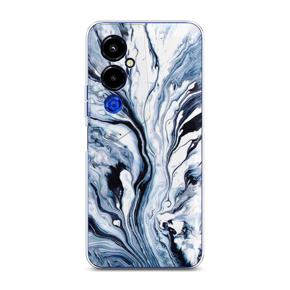 

Чехол Awog на Tecno Pova 4 pro / Техно Пова 4 Про "Голубой минерал мрамор"