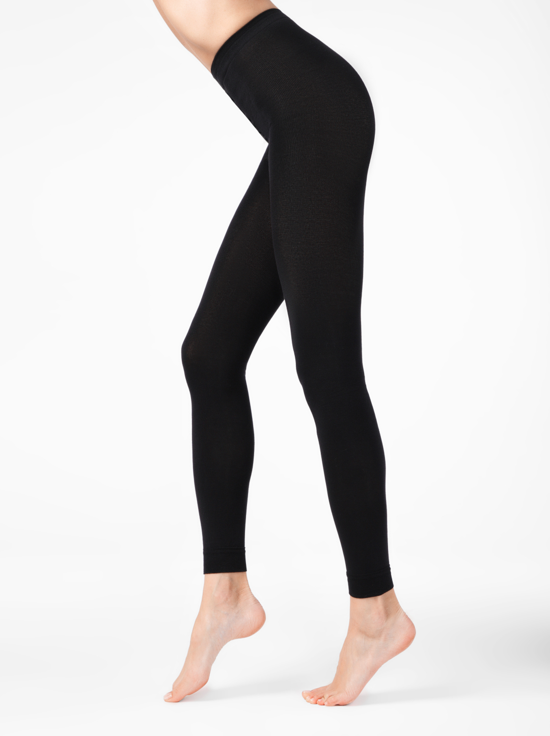 фото Леггинсы женские conte cotton leggings 250 черные 2xl