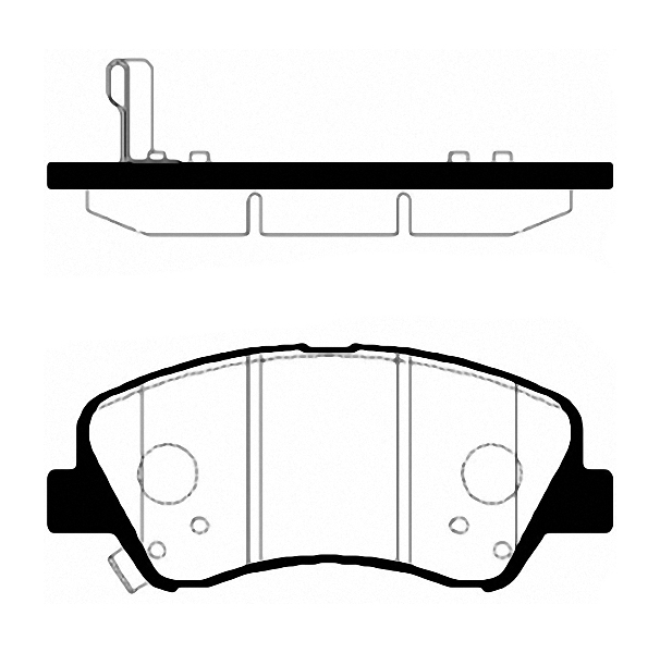 

Колодки тормозные дисковые передн HYUNDAI: ACCENT 11-, SOLARIS 11- KIA: RIO 11-