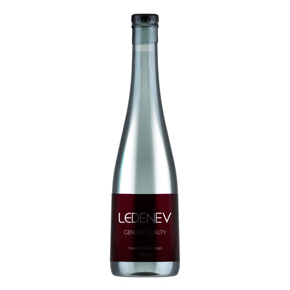 

Вода питьевая Леденёв LEDENEV газированная, 0.45 л х 15 шт