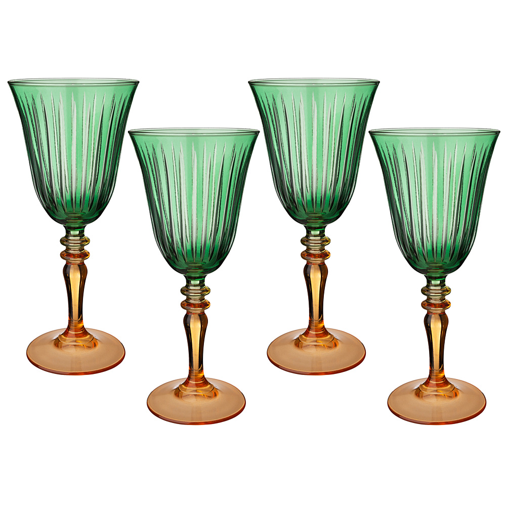 Бокалы Rakle Sicilia 0.27 л, зеленые 4шт