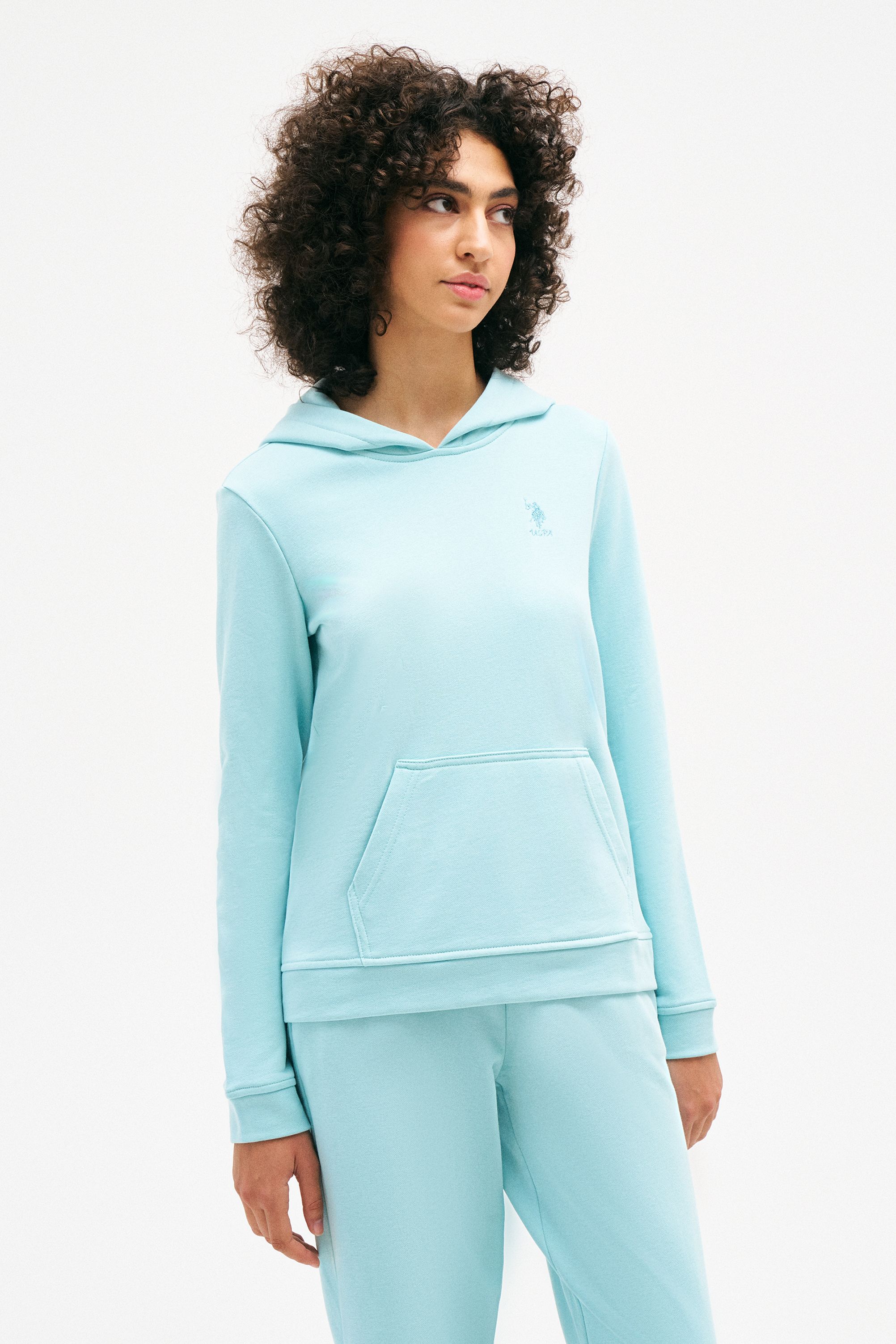 

Худи женское U.S. POLO Assn. G082SZ0820R голубое XS, Голубой, G082SZ0820R