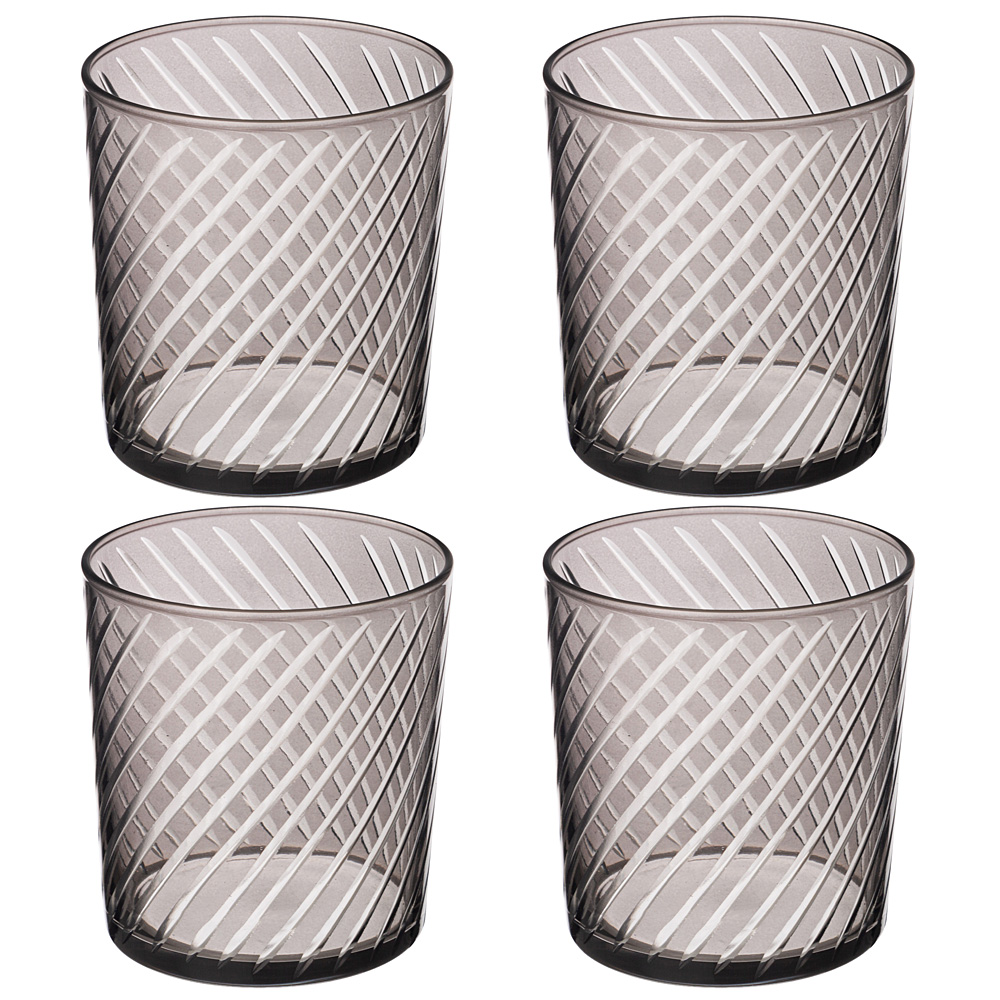 Бокалы Rakle Sicilia 0.38 л, серые 4шт