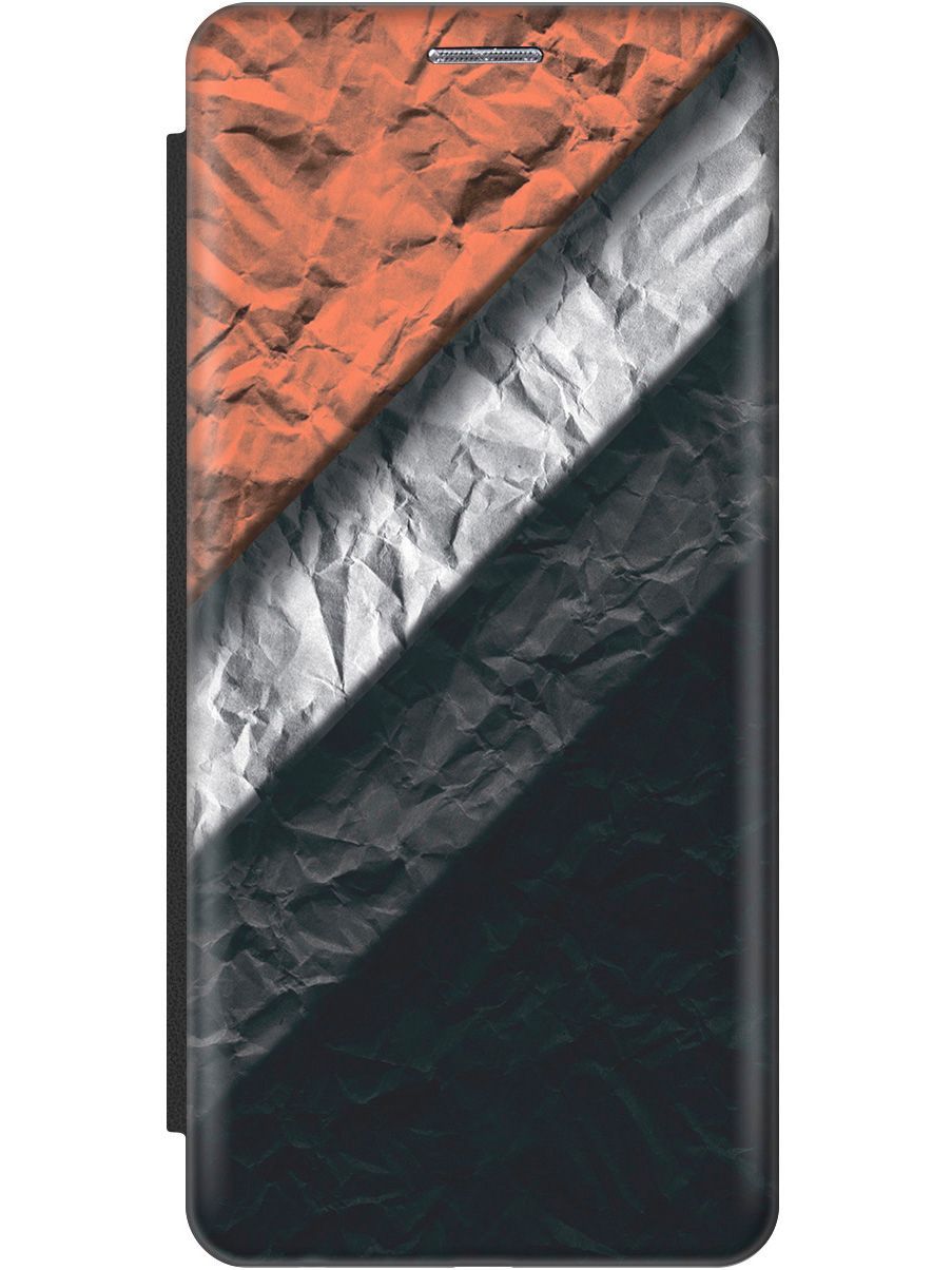 

Чехол-книжка на Samsung Galaxy S23 c принтом "Мятые полотна" черный, Розовый;черный, 158317