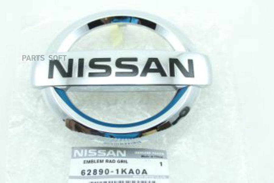 

NISSAN 628901KA0A Эмблема NISSAN: JUKE F15 2011-